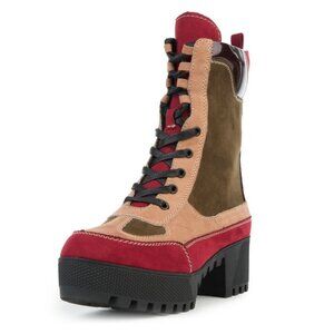 DOING THE MOST PATCHWORK MULTI COLORED BOOTIE ( BRAND NEW !!!!!!!! )